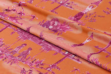 'Bali' Coral Fabric