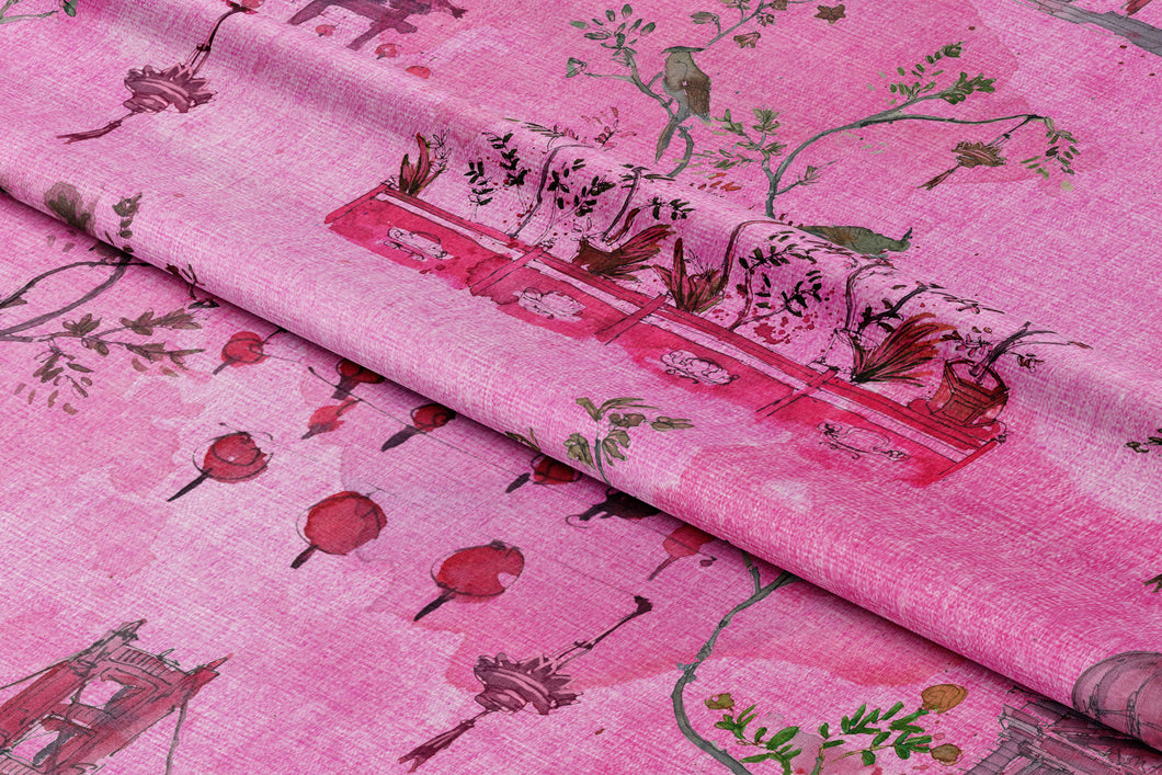 'San Francisco' Rose Fabric