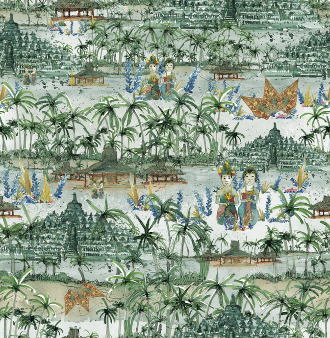 'Java' Jade Wallpaper